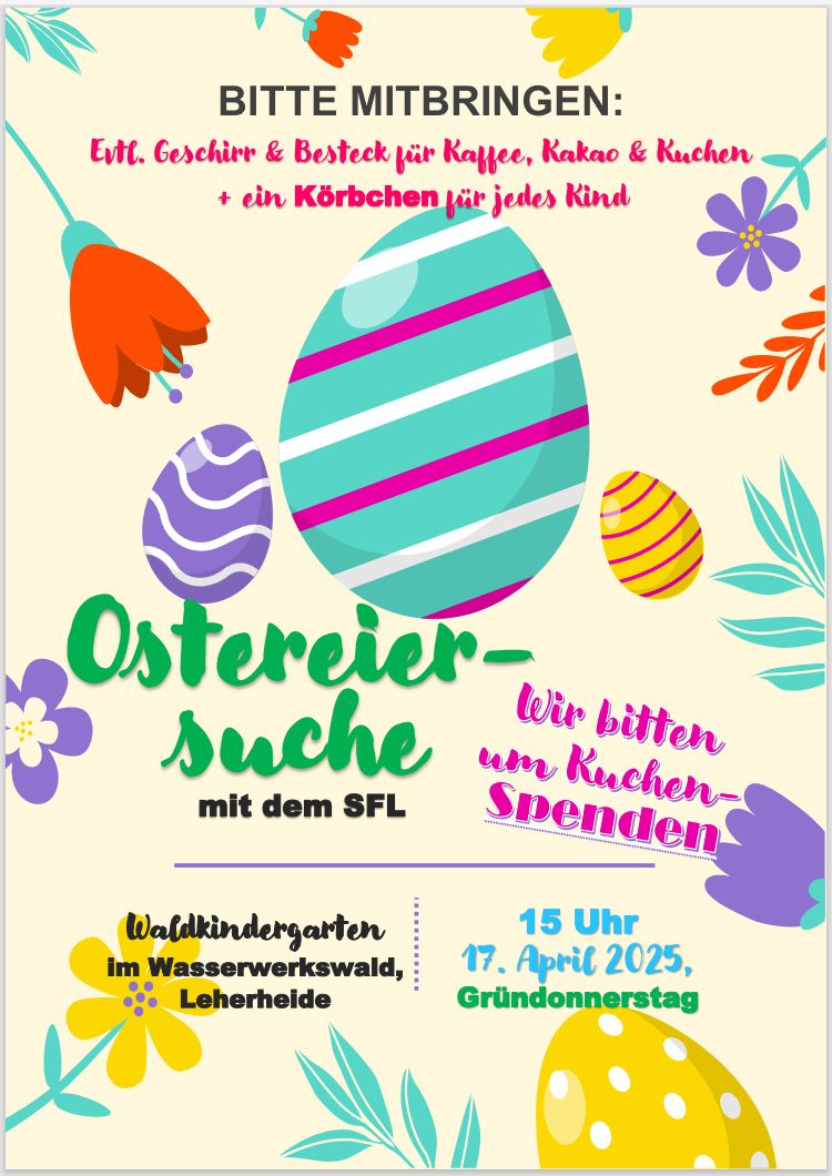 SFL Ostereier Suchen