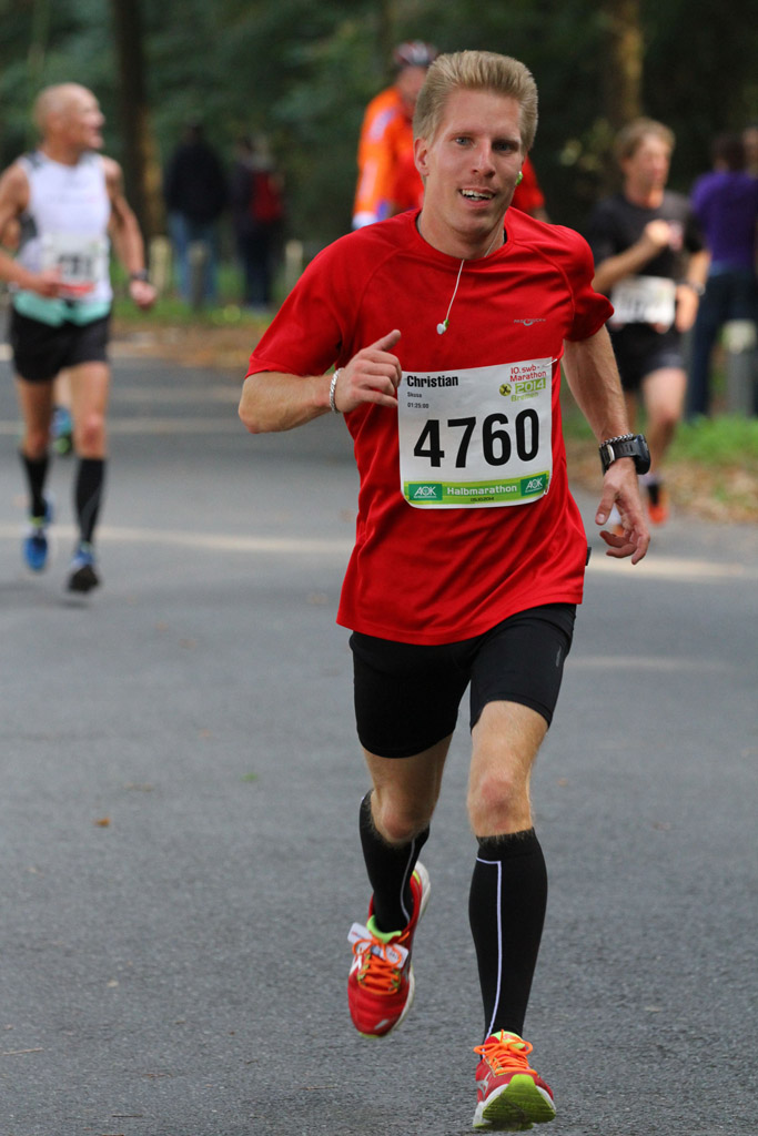Christian Skusa beim Bremen Marathon 2014 Skusa Bremen Marathon