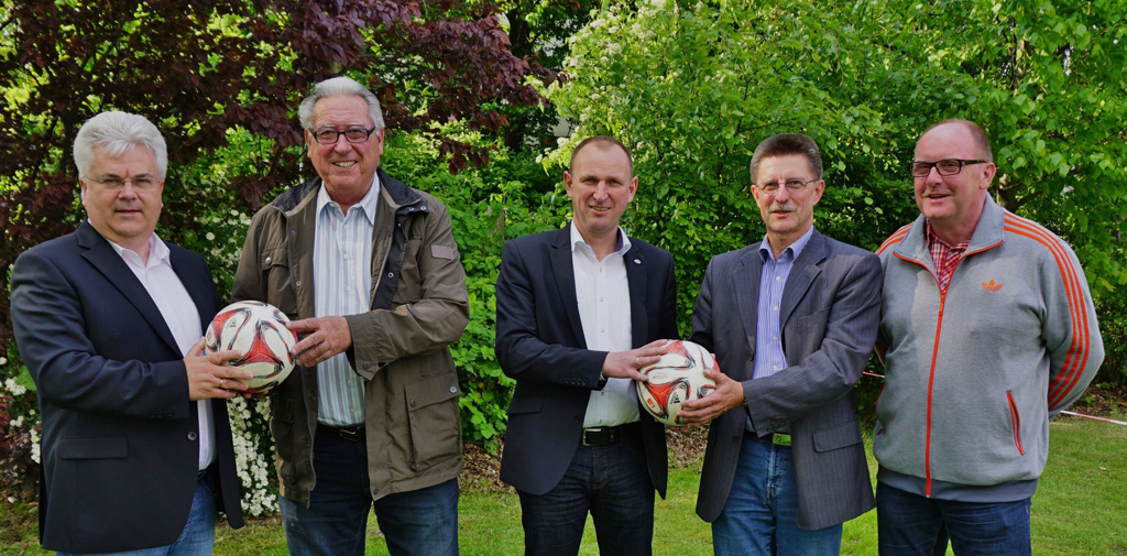 Frank Schildt. Erwin Knäpper, Friedrich Norden, Peter Skusa und Axel Zielinski. SFL Bremerhaven, LTS Bremerhaven und der JFV Bremerhaven.